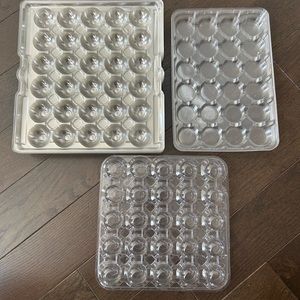 🛍️ 12 Chocolate Jello disposable pastry mold circles and coins shape reusable